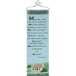 Manual Ireland Collection Hanging Wall Panel, The Road Rises, 13 X 36.5-Inch