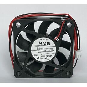 New 2406RL-04W-M30 Silent Cooling Fan 2406RL-04W-M30 DC12V 0.08A 6015 6CM 2-Wire Cooling Fan