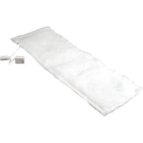 Fox Valley Traders Lighted Snow Table Runner, Illuminated Blanket of Artificial Snow for Christmas Village Display, White, 45" Long x 13" Wide