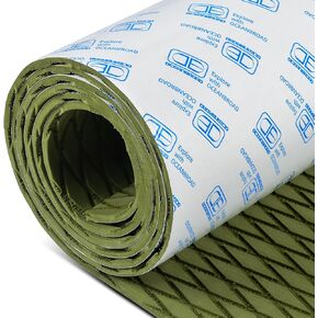 OCEANBROAD Self-Adhesive 96''x16'' Boat Flooring Non-Slip Diamond Pattern Traction Pad EVA Foam Marine Grip Sheet for Boats Surfboard SUP Kayak Yacht, Olive Green