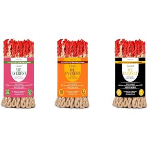 Set of 3 Tibetan Incense Spikenard, Desert Rose and Lumbini Rope Incense Total 135 in Ropes