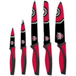 Sports Vault NCAA Ohio State Buckeyes Kitchen Knives