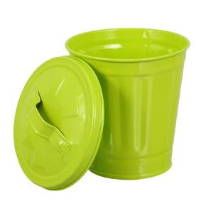 Creative Tabletop Trash Can Lid Lovely Waste Bin Pot Office Bedroom Bathroom Kitchen Countertop Desk Organization