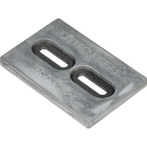 Seachoice Hull Plate Anode, Magnesium, Fresh Water Use, 6 in. X 4 in. X 1/2 in.