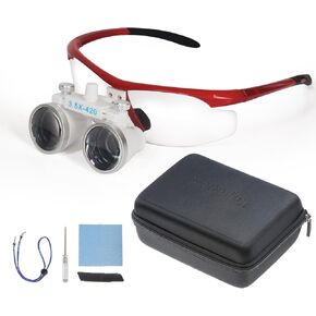 Magnifying Glasses with Protective Goggles, Ultralight Loupes, 3.5X Magnification, Working Distance 420mm, High Definition Imaging, Lightweight DY-102