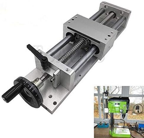 Linear Stage Actuator 200mm Manual Sliding Table Ballscrew 1605 Linear Guides Cross Slide Table SFU1605 Travel Length L100/200/300/400/500/600mm (200mm) in Kuwait