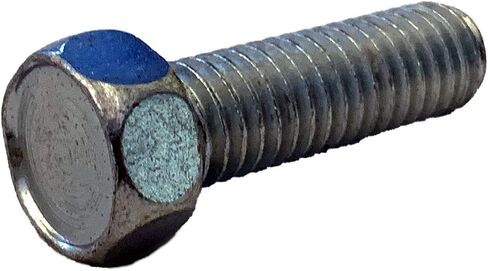 أجزاء صغيرة 1408MH 1/4"-20 x 1/2" برغي آلة برأس سداسي مسنن غير مشقوق زنك ملولب بالكامل (عبوة من 100) in Saudi Arabia