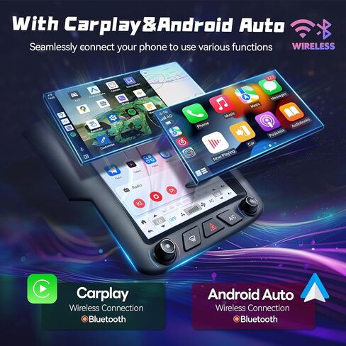 5G WiFi 8 Core Car Stereo Radio 48-EQ for Dodge Ram 1500 2500 3500 2013-2018 9.7in Touch Screen T-Style Head Unit with Wireless Carplay Android Auto Bluetooth DSP SWC Backup Camera (9" 2G+32G) in Kuwait