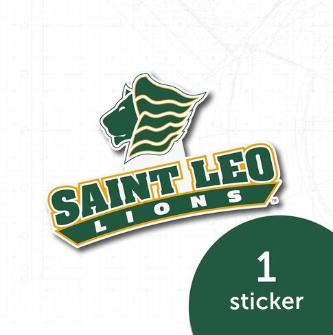 Desert Cactus Saint Leo University Sticker Lions Vinyl Decal Laptop Water Bottle Car Scrapbook (IND 00036) in Saudi Arabia