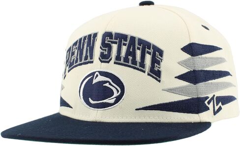 ZHATS Standard NCAA Officially Licensed Hat Flat Snapback Z11 Retro Diamond, Team Color, One Size in Saudi Arabia