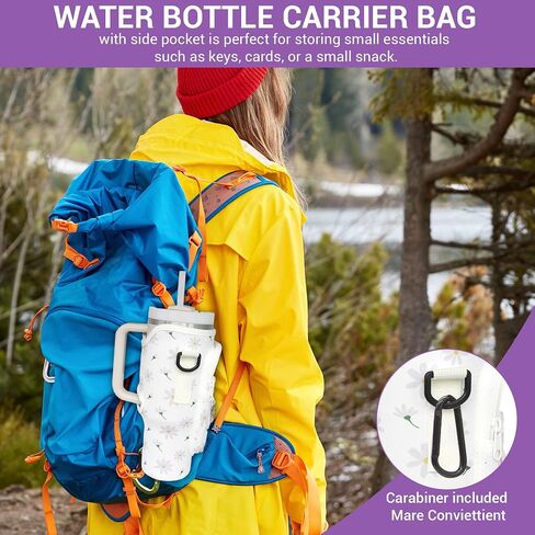 Stanley Cup 40oz Tumbler Crossbody Bag with Adjustable Strap, Zipper Pocket and Key Holder in Saudi Arabia