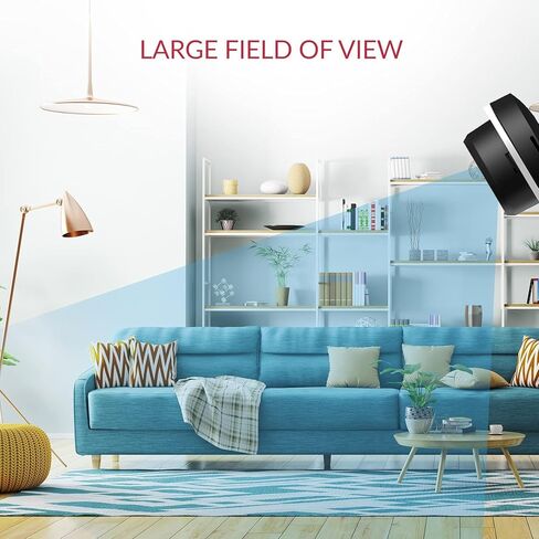 YI PRO 2K Home Security Camera 2.4GHz WiFi with Smart Detection 3pcs | Indoor Camera with Person, Vehicle, Animal Smart Detection, YI HOME App, Compatible with Alexa and Google Assistant in Saudi Arabia