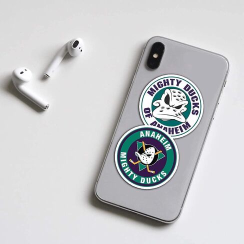 27 PCS Anaheim American Ducks Hockey Stickers for Water Bottle, Laptop, Bicycle, Computer, Motorcycle, Travel Case, Car Decal Decoration Sticker in Saudi Arabia