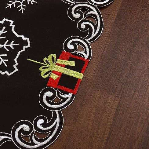 Grelucgo Embroidered Table Runner for Christmas Holidays (13 x 69 Inches) in Kuwait