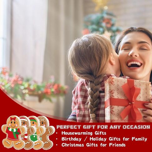12 Pack Christmas Kitchen Sponges Gingerbread Man Shaped Dish Washing Sponges Non Scratch Household Cleaning Scrub Sponges for Home Restaurant in Saudi Arabia