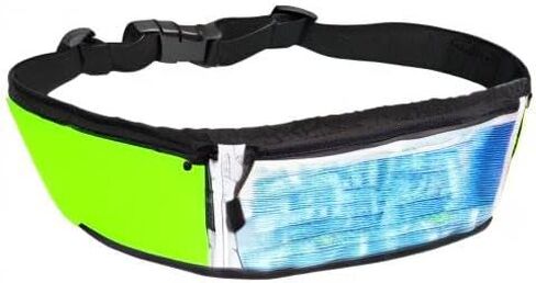 الرياضة فاني حزمة LED تشغيل حزام الخصر حقيبة الأمان متوهجة حزام للرجال والنساء USB قابلة للشحن تضيء اللياقة البدنية والجري والعتاد لحامل الهاتف الركض حزام الجيب in Kuwait