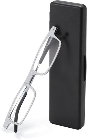Reading Glasses for Women and Men, Blue Light Blocking Readers Spring Hinge Glasses for Reading Compact with Case in Saudi Arabia