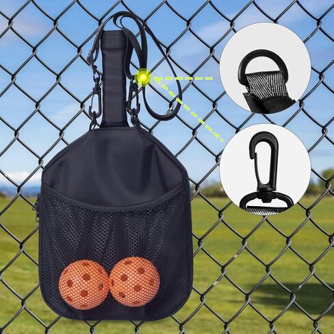 Pickleball Paddle Cover, Paddle Storage Bag with Pockets, Water Resistant Racket Sleeve for Standard & Extended Paddles in Saudi Arabia