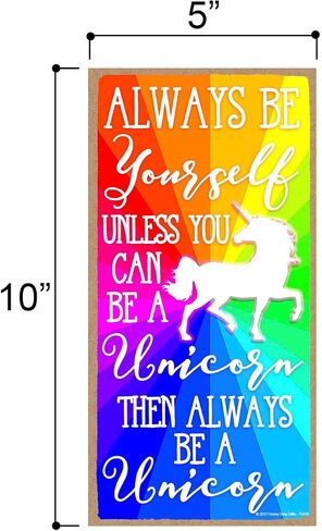 Honey Dew Gifts Mermaid Kisses and Starfish Wishes 5 inch by 10 inch Hanging Wall Art, Decorative Wood Sign Home Decor, Mermaid Sign, 75413 in Saudi Arabia