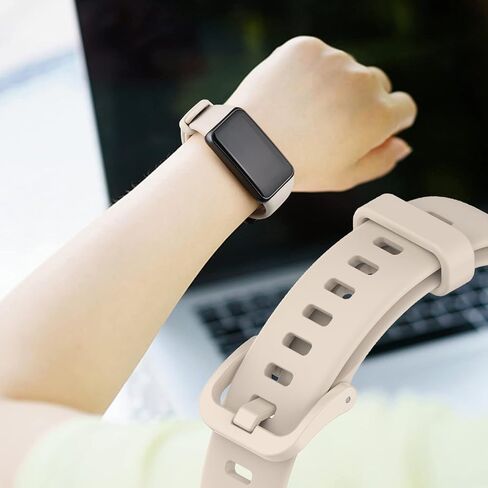 Bands Compatible with Huawei Band 8/Huawei Band 9 Strap Replacement [3 Packs] Sport Silicone Wristbands Huawei Band 9NFC/8NFC Bracelets for Man Woman in Kuwait