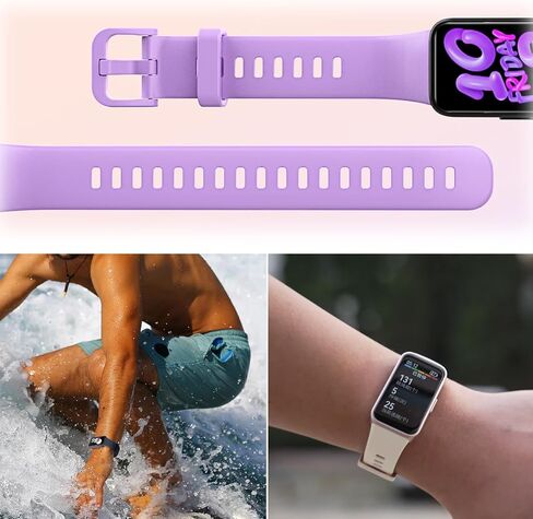 Bands Compatible with Huawei Band 8/Huawei Band 9 Strap Replacement [3 Packs] Sport Silicone Wristbands Huawei Band 9NFC/8NFC Bracelets for Man Woman in Kuwait