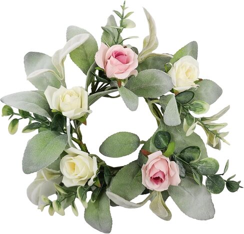 Artificial Lambs Ear Greenery Stems Fake Dusty Miller Stems Flocked Oak Leaves Picks Faux Greenery Flocking Lambs Ear Leaf Bulk Spray for Home Wedding DIY Flower Arrangements in Saudi Arabia