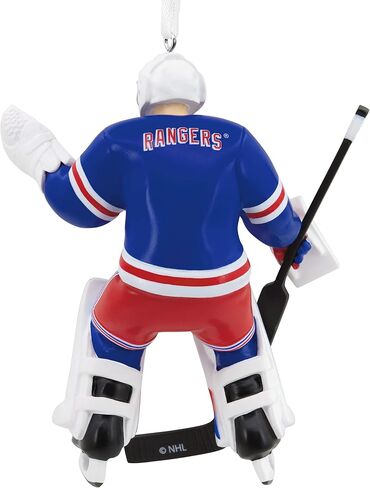 Hallmark NHL New York Rangers Goalie Christmas Ornament in Saudi Arabia