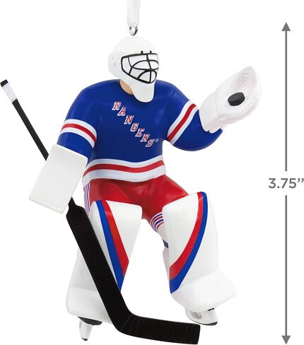 Hallmark NHL New York Rangers Goalie Christmas Ornament in Saudi Arabia