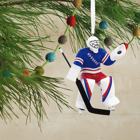Hallmark NHL New York Rangers Goalie Christmas Ornament in Saudi Arabia