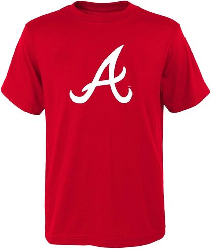 Ronald Acuna Jr. Atlanta Braves MLB Kids Youth 8-20 Official Red Alternate Player Name & Number T-Shirt in Saudi Arabia