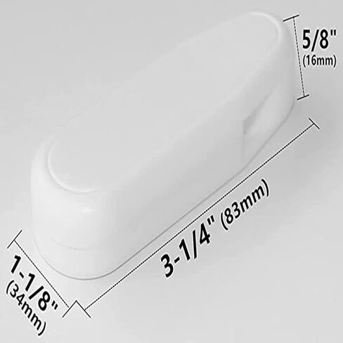 2 قطعة من البلاستيك الأبيض الحاجب اللفاف مقبض عمودي مطرز الستائر سلسلة اكسسوارات وزن الحبل للعمودي ، أجزاء المصراع ، مصراع النوافذ in Kuwait