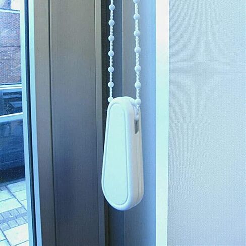 2 قطعة من البلاستيك الأبيض الحاجب اللفاف مقبض عمودي مطرز الستائر سلسلة اكسسوارات وزن الحبل للعمودي ، أجزاء المصراع ، مصراع النوافذ in Kuwait