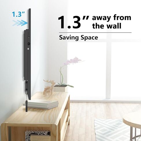 USX STAR Advanced Tilt TV Wall Mount with Extendable Design for Most 42-90 inch TVs, Wall Mount TV Bracket with Quick Lock Release, Max VESA 600x400mm, Hold TV up to 120LBS and 24'' Studs in Kuwait