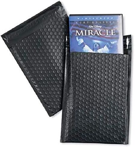 BESTeck #5 Black Poly Bubble Mailers 10.5" x 16" Padded Envelopes (10) in Saudi Arabia