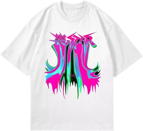 Stray Kids Rock Star Album Merch T Shirt Felix Jisung Hyunjin Minho Bangchan Changbin Concerts Tee Unisex Tops in Kuwait