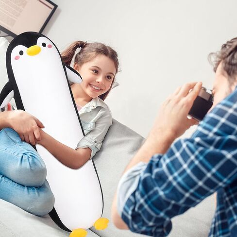 Large Otter Stuffed Animal,33.5" Long Otter Plush,Kawaii Plush Toys,Cute Plushies Animal Gifts,Animals Body Pillow Sleeping Hugging Pillow Cushion Doll for Kids Adults Birthday in Saudi Arabia