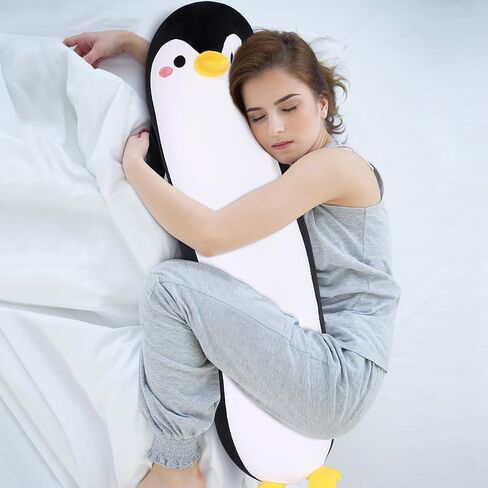 Large Otter Stuffed Animal,33.5" Long Otter Plush,Kawaii Plush Toys,Cute Plushies Animal Gifts,Animals Body Pillow Sleeping Hugging Pillow Cushion Doll for Kids Adults Birthday in Saudi Arabia