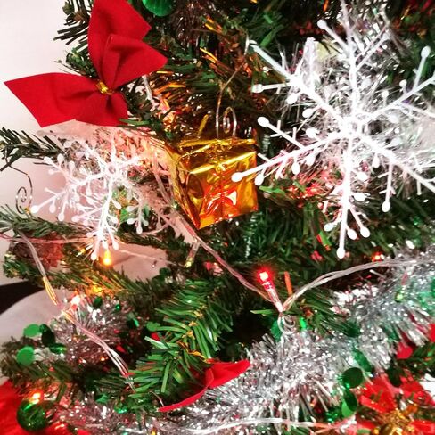 Christmas Ornaments Hooks Christmas Tree Hanger Great for Christmas Tree Decoration - 120 / Silver in Kuwait