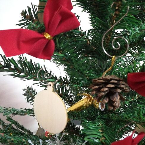 Christmas Ornaments Hooks Christmas Tree Hanger Great for Christmas Tree Decoration - 120 / Silver in Kuwait