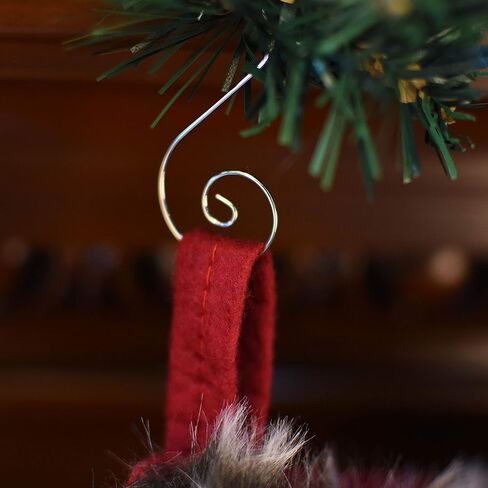 Christmas Ornaments Hooks Christmas Tree Hanger Great for Christmas Tree Decoration - 120 / Silver in Kuwait