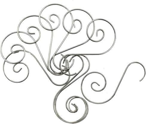 Christmas Ornaments Hooks Christmas Tree Hanger Great for Christmas Tree Decoration - 120 / Silver in Kuwait