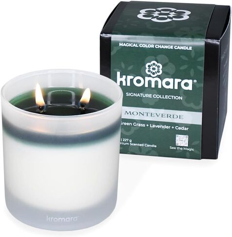 Color Changing Candles - Signature Collection - Aromatherapy Scented Candle Gift Set - Luxury Candles (8oz, Monteverde) in Saudi Arabia