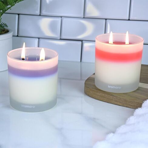 Color Changing Candles - Signature Collection - Aromatherapy Scented Candle Gift Set - Luxury Candles (8oz, Monteverde) in Saudi Arabia