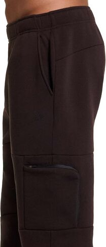 RBX Active Men's Fleece Sweatpants, Cotton Blend Cargo Pants Fleece Joggers Workout Hiking Joggers with Cargo Pockets in Saudi Arabia