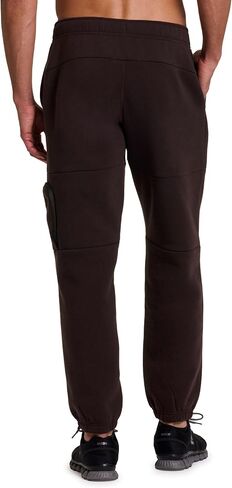 RBX Active Men's Fleece Sweatpants, Cotton Blend Cargo Pants Fleece Joggers Workout Hiking Joggers with Cargo Pockets in Saudi Arabia