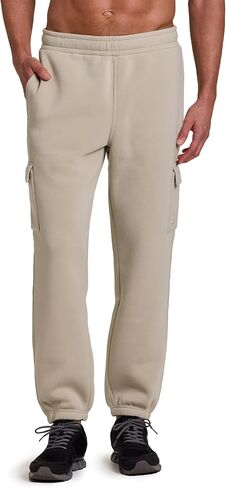 بنطال رياضي من الصوف للرجال من RBX Active، بنطال كارجو من مزيج القطن، بنطال ركض من الصوف للركض والمشي لمسافات طويلة مع جيوب للشحن in Kuwait