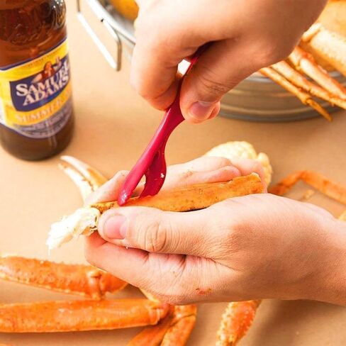 Artcom 7 Piece Seafood Tools Set - 2 Crab Crackers, 2 Lobster Shellers, 2 Crab Forks, 1 Storage Bag in Kuwait