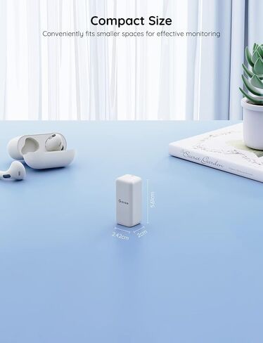 Govee WiFi مقياس حرارة الرطوبة 6 حزمة H5100، جهاز استشعار درجة الحرارة اللاسلكي الداخلي للرطوبة مع تنبيه إخطار التطبيق عن بعد، تصدير تخزين البيانات لمدة عامين، للمنزل، الدفيئة in Kuwait