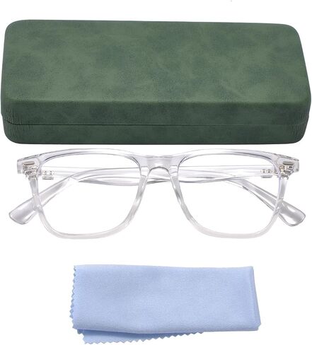 Blue Light Blocking Glasses Computer Gaming Glasses Frame for Women Men Clear Lens Eye Protection in Kuwait