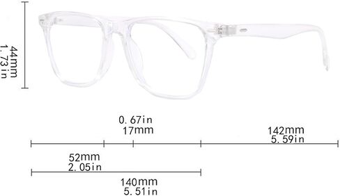 Blue Light Blocking Glasses Computer Gaming Glasses Frame for Women Men Clear Lens Eye Protection in Kuwait